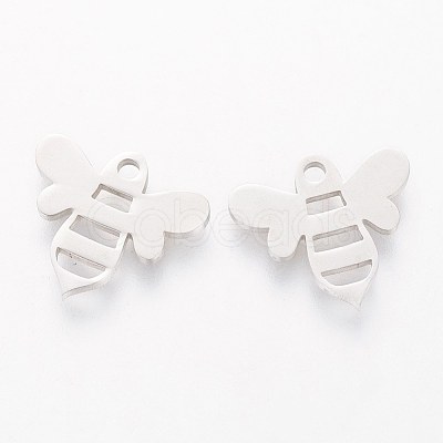 Tarnish Resistant 304 Stainless Steel Charms STAS-Q201-T173-1