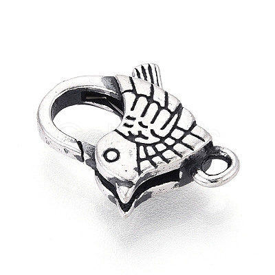 925 Sterling Silver Lobster Claw Clasps STER-T009-28AS-1