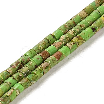 Synthetic Regalite/Imperial Jasper/Sea Sediment Jasper Beads Strands G-F765-E05-01-1