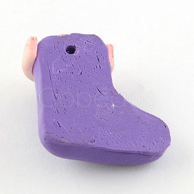 Handmade Polymer Clay Pendants LS-X-FM165Y-2-1