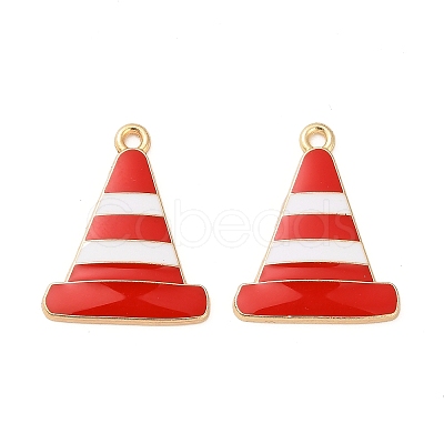 Alloy Enamel Pendants FIND-C074-01G-02-1