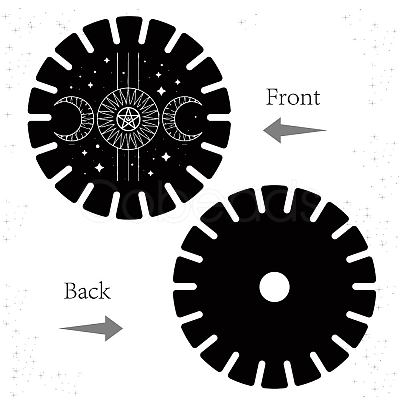 Wooden Wheel DJEW-WH0047-003-1