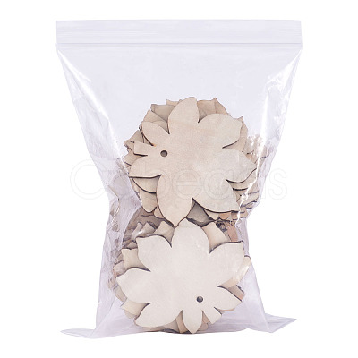 Undyed Wooden Big Pendant X-WOOD-TA0002-19-1
