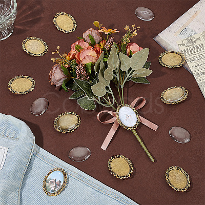 DIY Brooch Making Kits DIY-PH0032-29AG-1