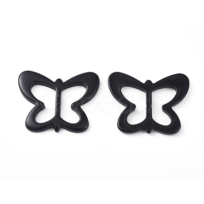 Resin Buckle Clasps RESI-WH0008-25A-1