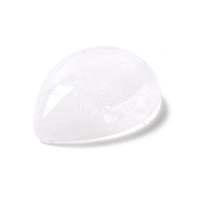 Natural Quartz Crystal Cabochons G-E491-B-22-1