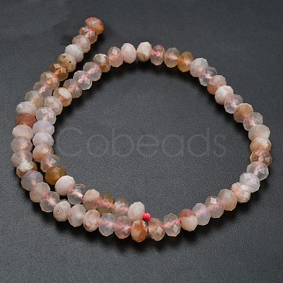 Natural Cherry Blossom Agate Beads Strands G-Z111-A40-1