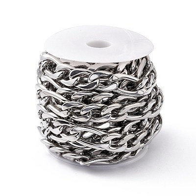 Tarnish Resistant 304 Stainless Steel Figaro Chains CHS-G022-01P-1