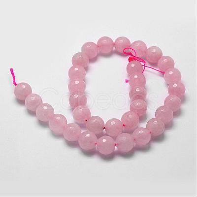 Natural Rose Quartz Beads Strands G-D840-20-12mm-1