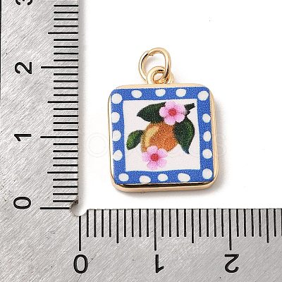 Printed Brass Pendants KK-H253-05A-G02-1
