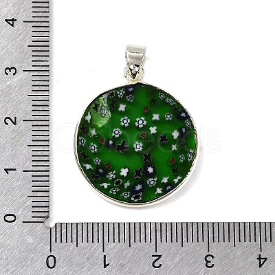 Handmade Lampwork Pendants LAMP-D002-04B-S-1