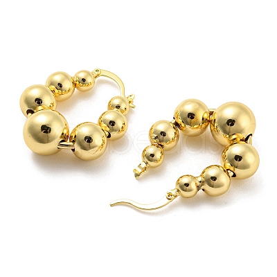 Round Hoop Earrings EJEW-G355-14G-1