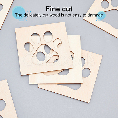 Unfinished Wood Cutouts WOOD-OC0001-55-1