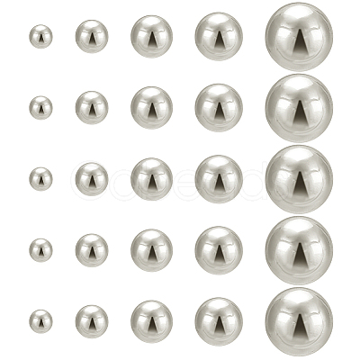 2720Pcs 5 Styles ABS Plastic Beads OACR-PH0004-52-1
