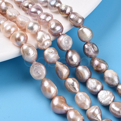 Natural Cultured Freshwater Pearl Beads Strands PEAR-N014-08D-02-1