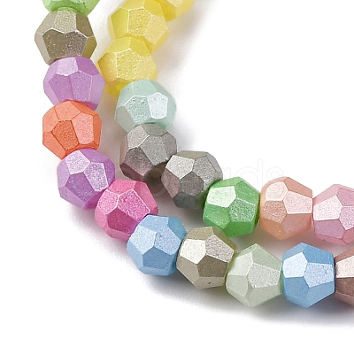 Baking Paint Glass Beads Strands LAMP-R020-02A-1