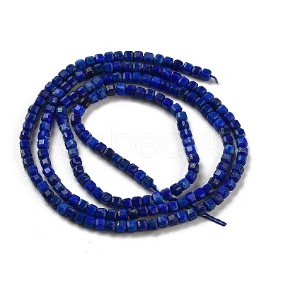 Natural Lapis Lazuli Dyed Beads Strands G-G140-C02-02-1