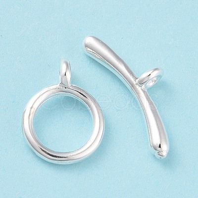 Eco-friendly Brass Toggle Clasps KK-D082-12S-1