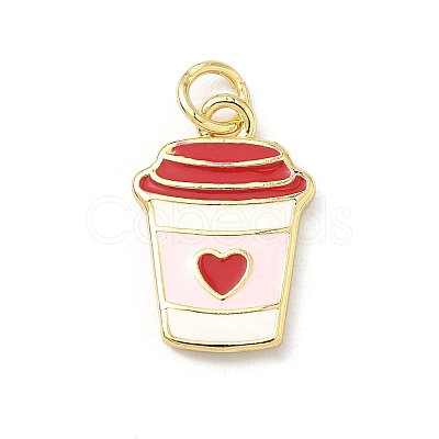 Brass Enamel Pendants LS-KK-H255-11B-G-1