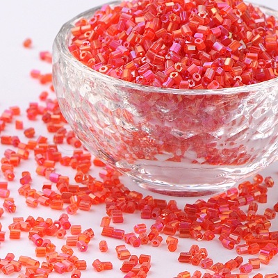 Two Cut Glass Seed Beads CSDB165-1