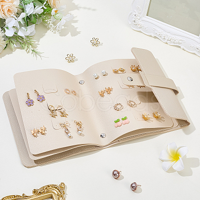 PU Leather Earring Storage Bags AJEW-SP0006-24A-1