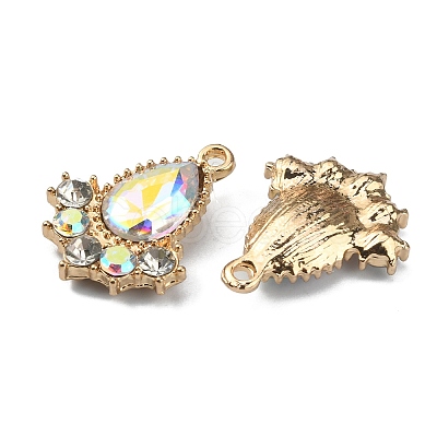 Glass Rhinestone Pendants FIND-TAC0017-07LG-08-1