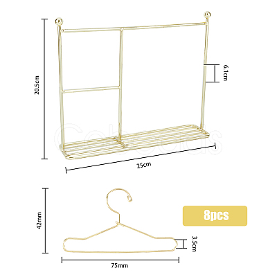 Iron Doll Garment Coat Hanger Rack ODIS-FH0001-14B-1