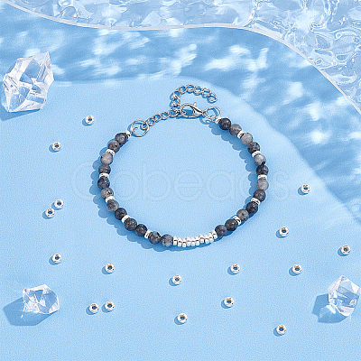 Flat Round 925 Sterling Silver Spacer Beads STER-BC0001-91B-1
