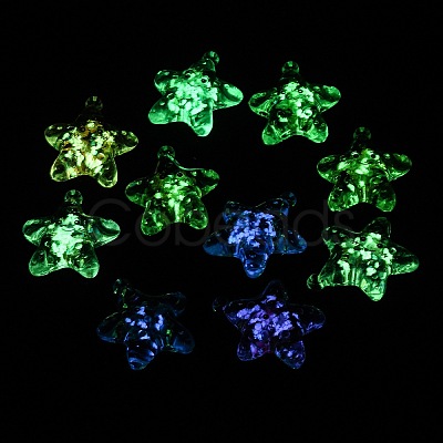 Luminous Transparent Acrylic Pendants TACR-P010-01-1