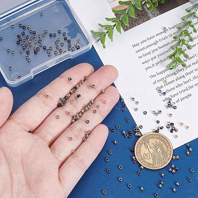 200Pcs 5 Styles 304 Stainless Steel Spacer Beads STAS-AR0002-55-1