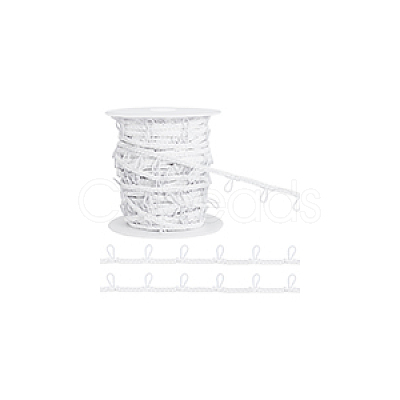 22.5M Nylon Braided Trim with Elastic Button Loops OCOR-BC0006-77-1