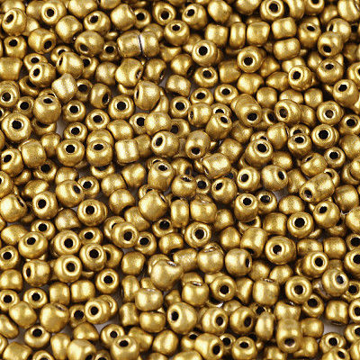 (Repacking Service Available) Baking Paint Glass Seed Beads SEED-C024-B-K30-1