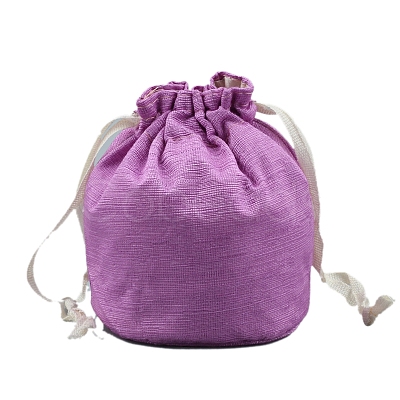 Linen Packing Pouches Drawstring Bags PW-WG38CE7-06-1