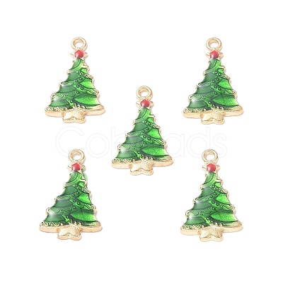 Alloy Enamel Pendants X-ENAM-O049-01G-1
