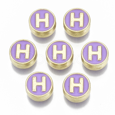 Alloy Enamel Beads X-ENAM-S122-028H-NR-1