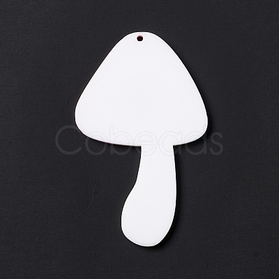 Opaque Printed Acrylic Big Pendants MACR-C008-01C-1