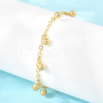 304 Stainless Steel Charm Bracelets BJEW-D458-02G-1