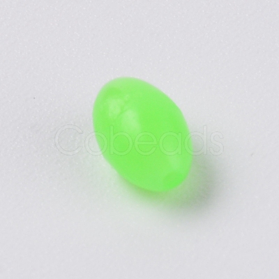 Plastic Luminous Glow Fishing Beads FIND-WH0075-40C-1