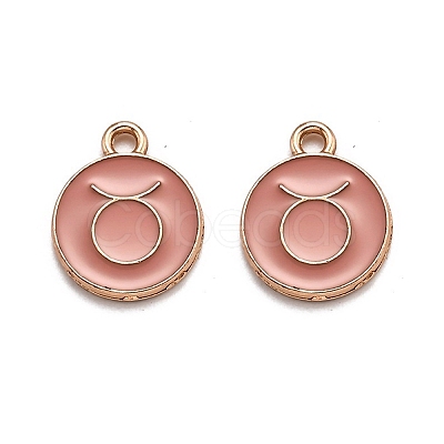 Alloy Enamel Pendants ENAM-S124-01B-11C-1