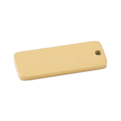 304 Stainless Steel Mirror Polished Finish Stamping Blank Tag Pendants STAS-D365-04G-1
