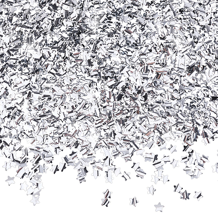 150g PET Plastic Star Confetti DIY-HY0003-66B-1