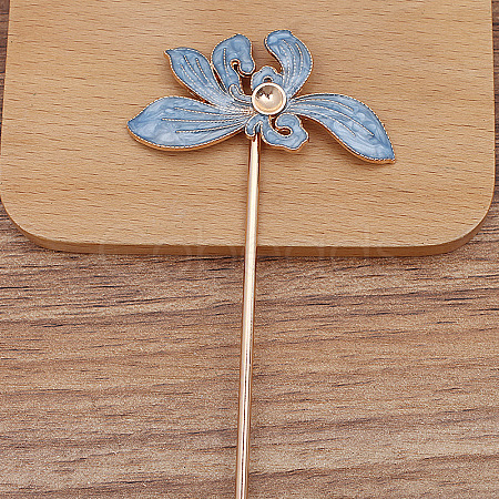 Alloy Enamel Hair Stick Findings WG34580-04-1