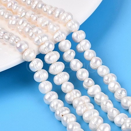 Natural Cultured Freshwater Pearl Beads Strands PEAR-N013-06G-02-1