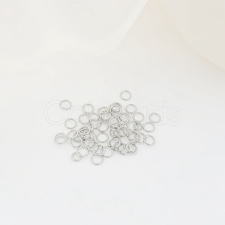 50Pcs Brass Open Jump Rings PW-WG80FA8-08-1