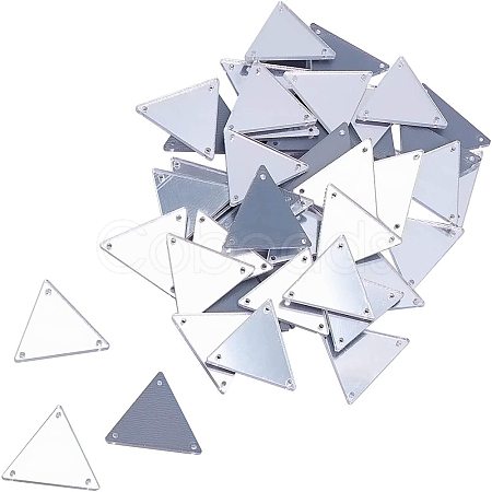 Sew on Acrylic OACR-WH0004-06-1