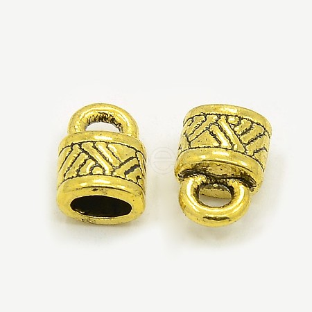 Tibetan Style Alloy Cord Ends LS-GLF10823Y-1