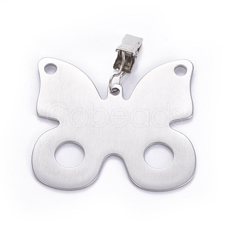 Stainless Steel Tablecloth Pendants X-STAS-WH0013-03P-1