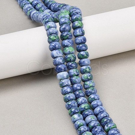 Dyed Synthetic Riverstone Beads Strands G-Z105-C01-01C-1