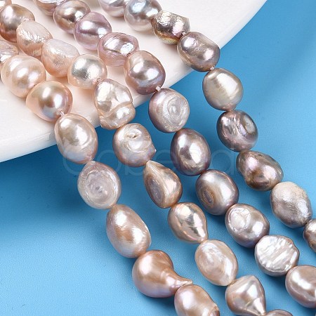 Natural Cultured Freshwater Pearl Beads Strands PEAR-N014-08D-02-1