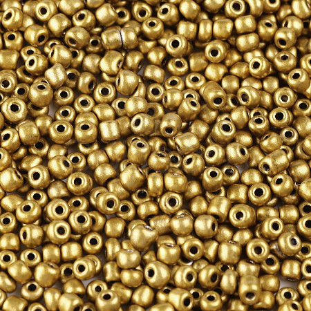 (Repacking Service Available) Baking Paint Glass Seed Beads SEED-C024-B-K30-1